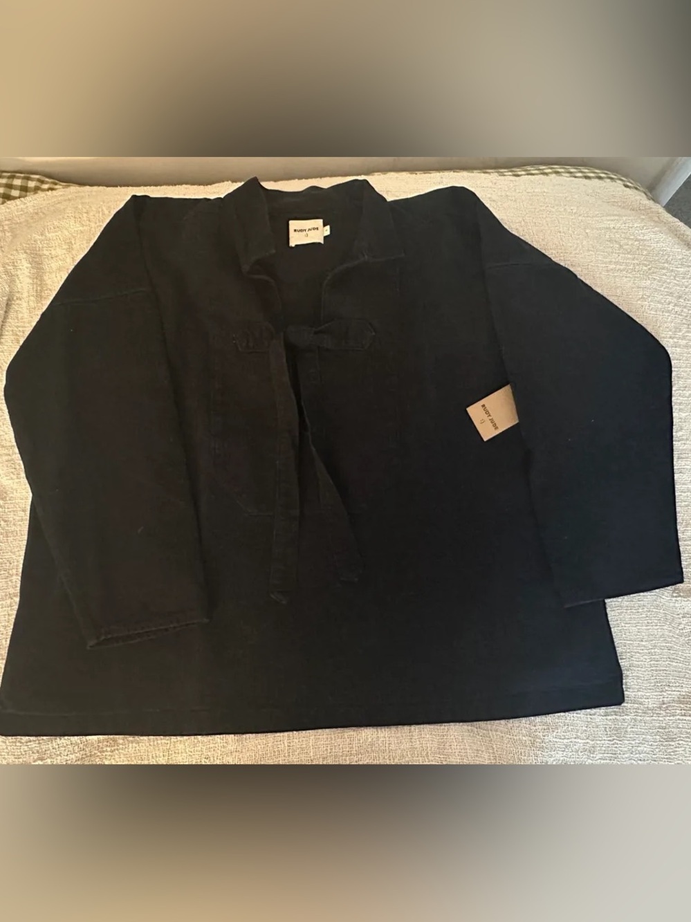 NWT Rudy Jude High Season Fisherman Smock Black Indigo Medium